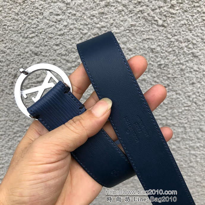 路易威登LV  M9932Q LVCIRCLE腰帶 飾有圓形LV logo 風格陽剛 時尚百搭款男士皮帶  xfp1369